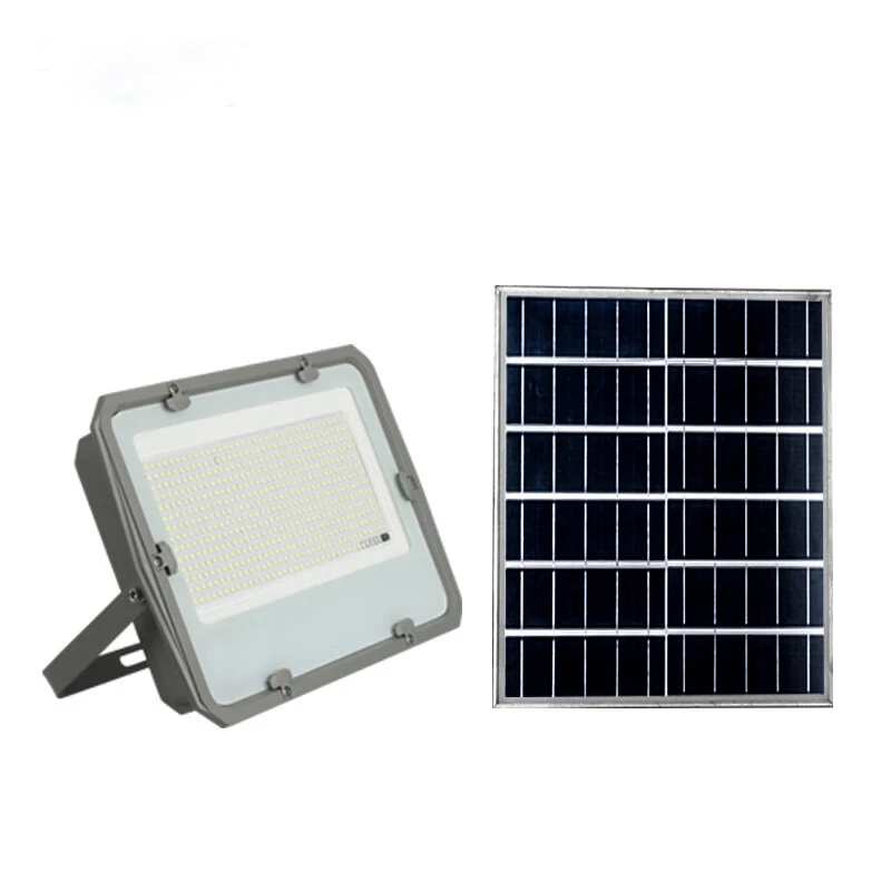 Die cast aluminum shell IP65 solar floodlight 100w