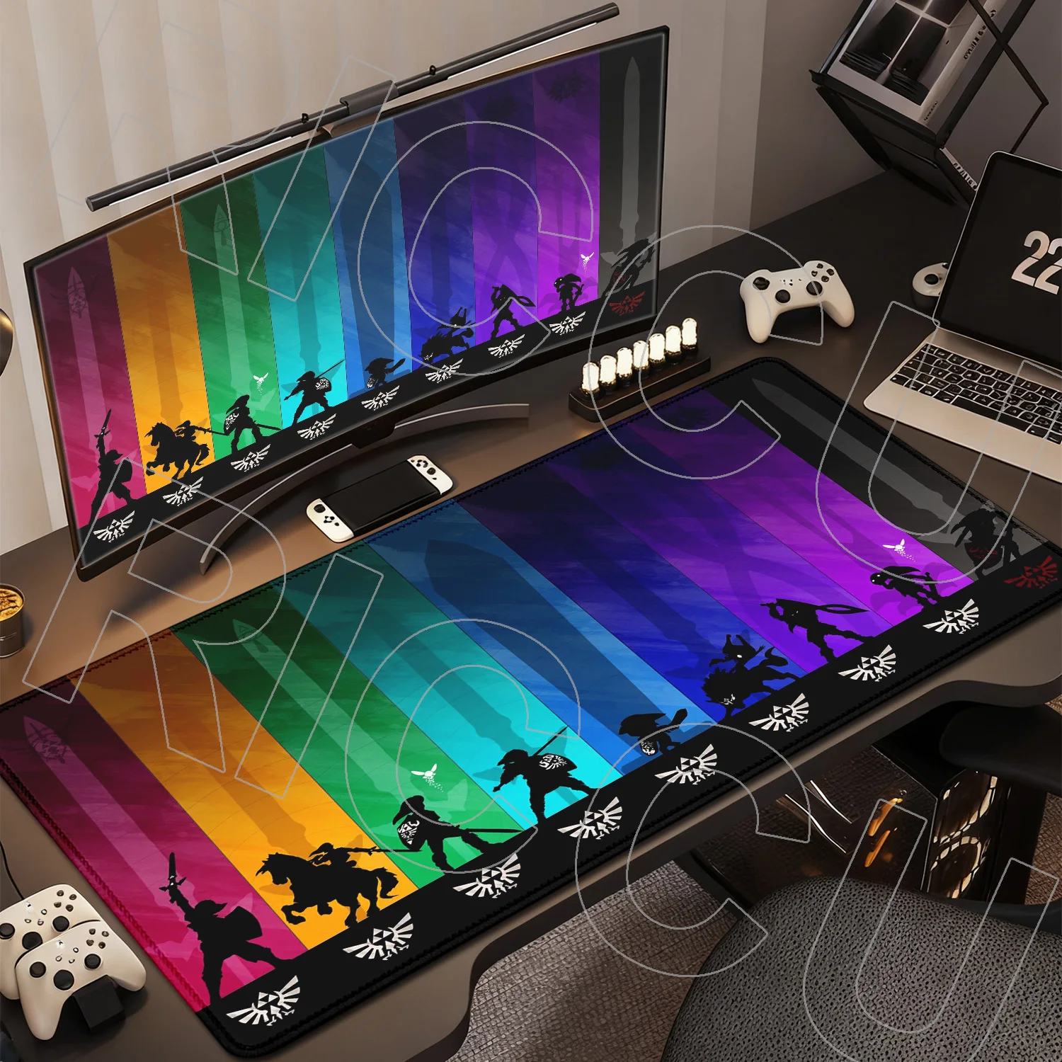 XXL HD Printing Zeldas of Lege - đánh giá và giá Zelda Desk Setup
