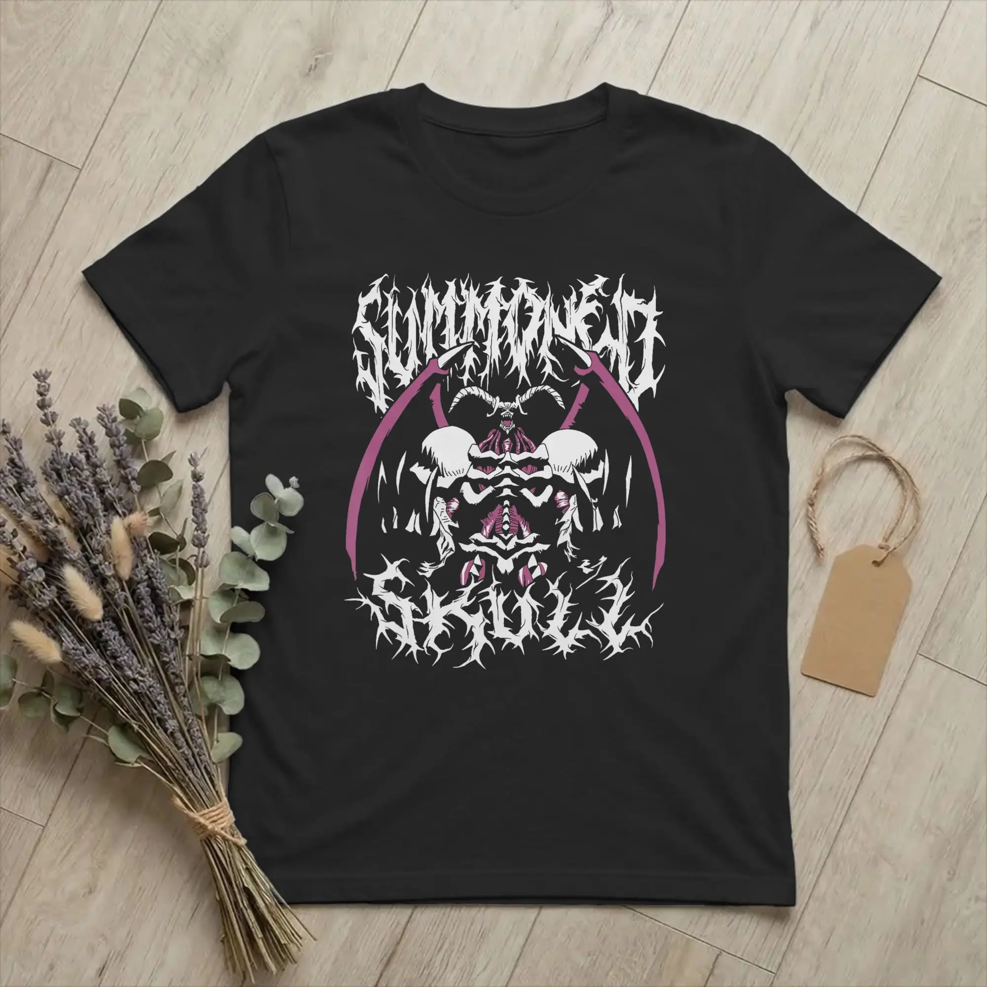 Funny Yugioh Duel Monsters Heavy Metal T-Shirt Men Round Neck 100% Cotton T Shirt Skull Anime Short Sleeve Tees Gift Clothes