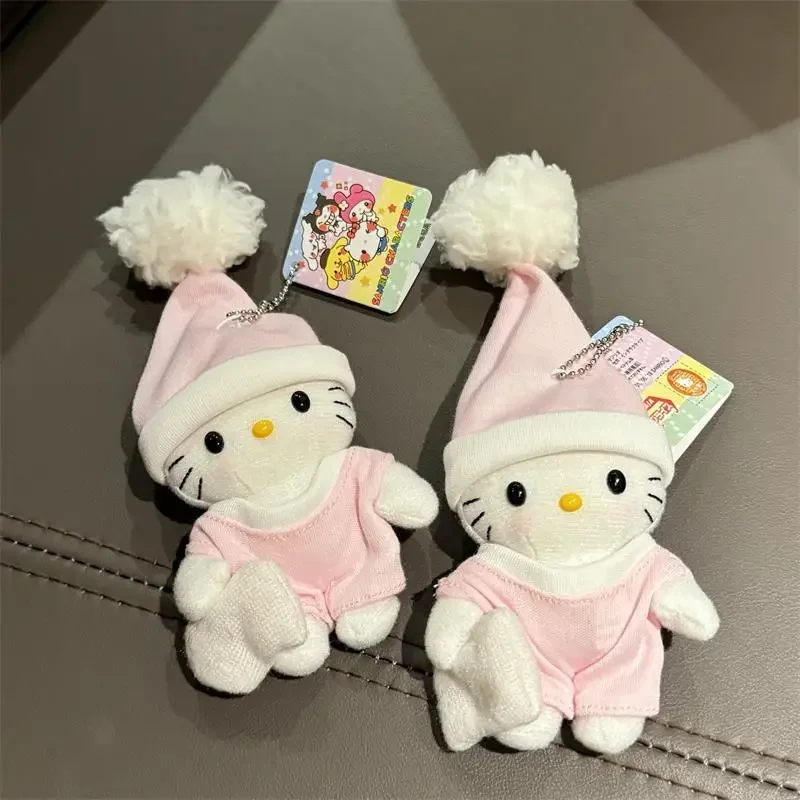 

Hello Kitty Plush Doll Stuffed Toys Cute Sanrio Pillow Pajamas KT Cat Keychain Pendant Girly Bag Hanging Ornaments Gifts