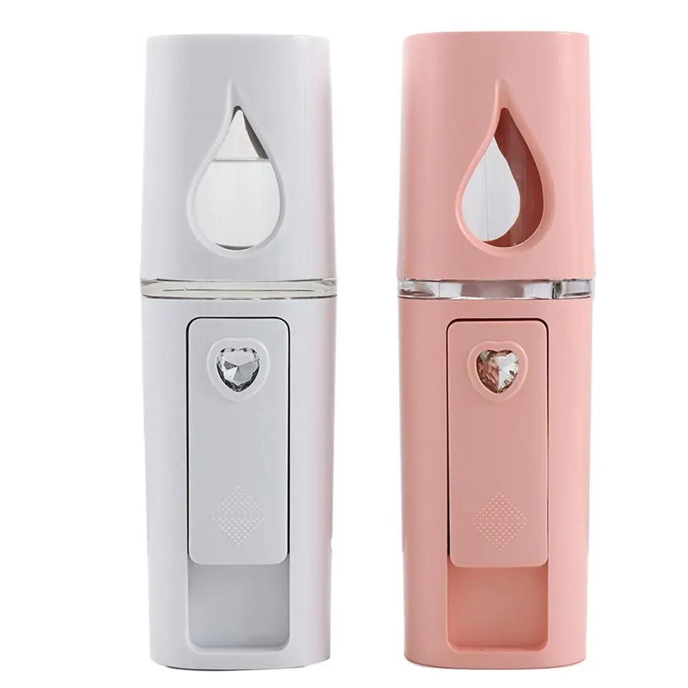 Rechargeable Beauty Instruments Moisturizing USB Facial Humidifier Mist Spray Machine Handy Face Steamer Nano Facial Sprayer