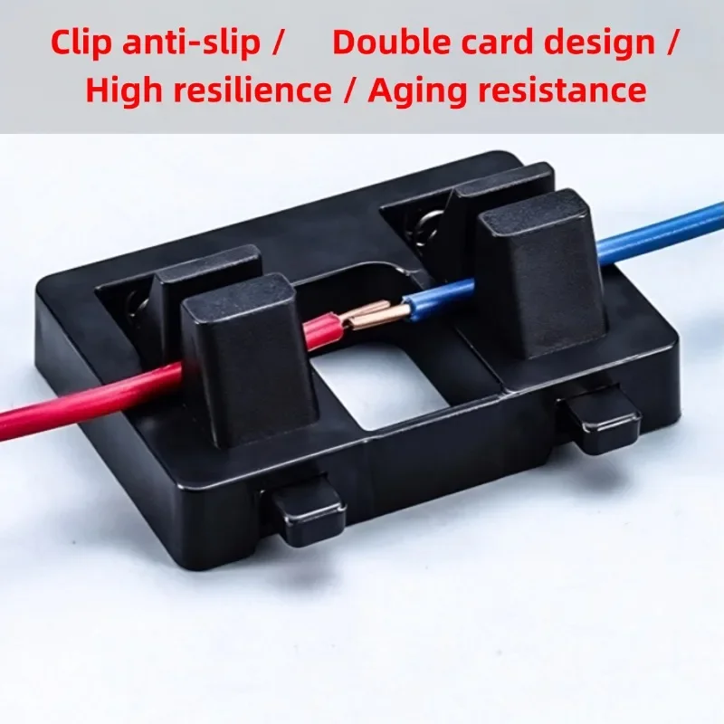 1-5PCS Welding Wire Fixture Adjustable Durable Plastic Welding Table Clamp for Thick Thin Wire Cable Clamps Welding Repairing
