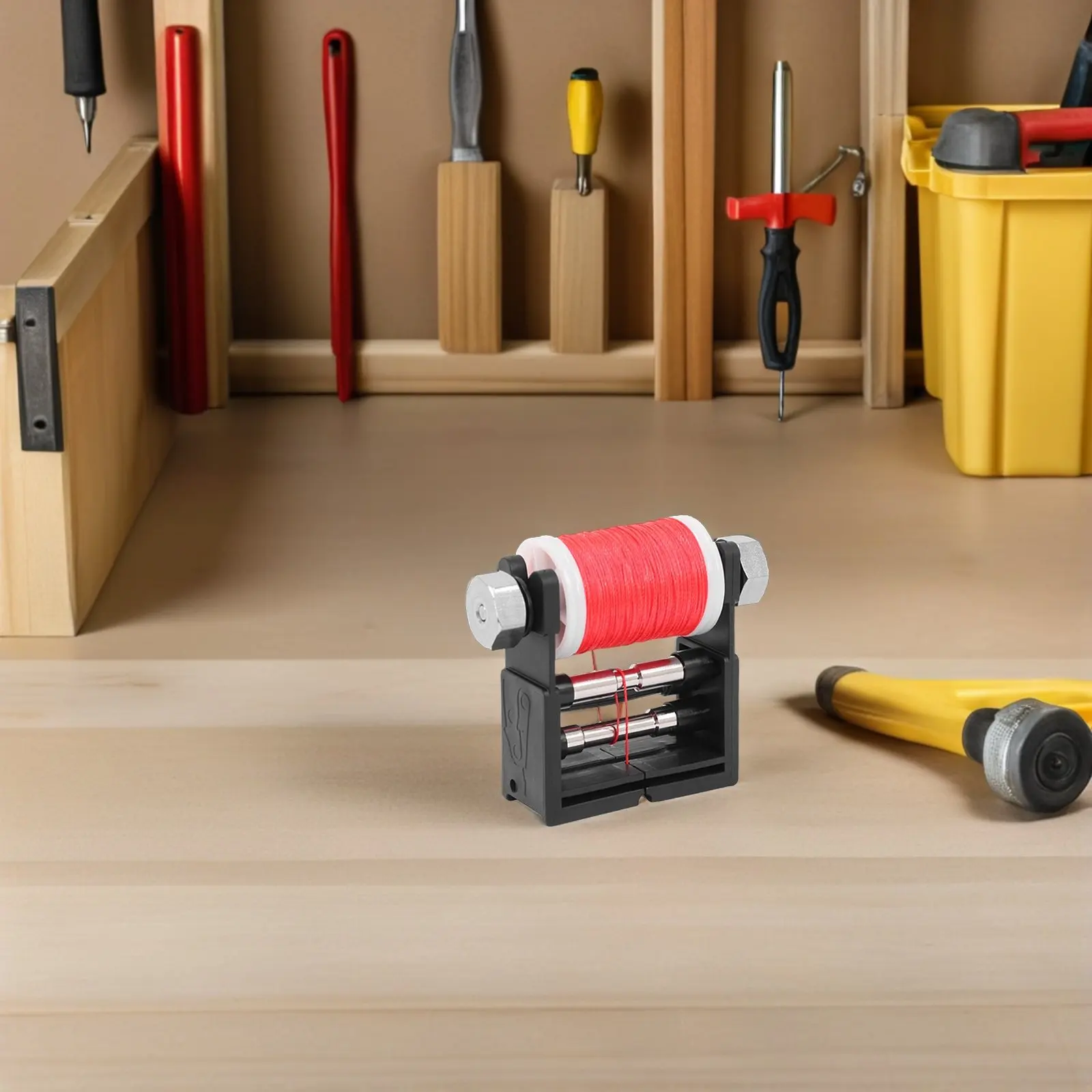 

Archery String Serving Jig Metal Roller Quick Release Design Compatible with Most Bow Strings Serving Tool for Bow