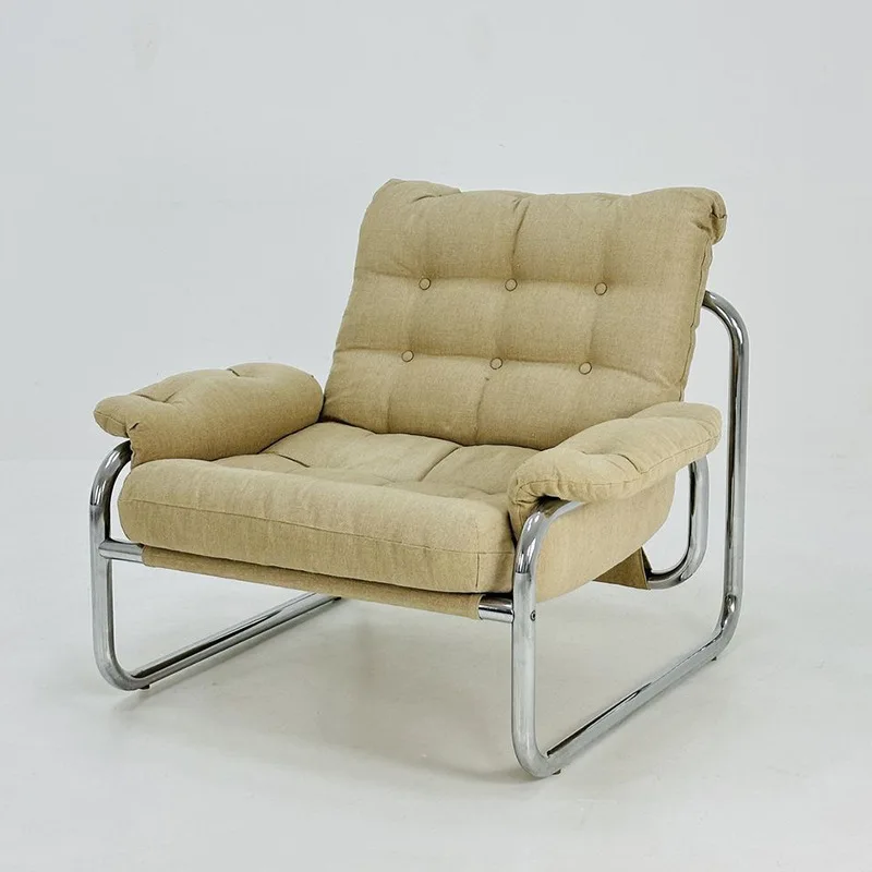 

Simple single leisure chair small apartment living room fabric double sofa clothing store rental room sofa