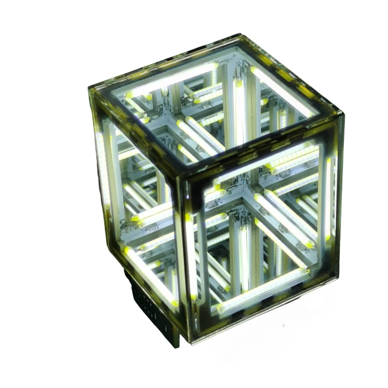 Vierdimensionale ruimte Supercube Creative Abyss Night Parts Assembly Elektronische DIY Engineering Soldeeroefenset Cadeau - afbeelding 2