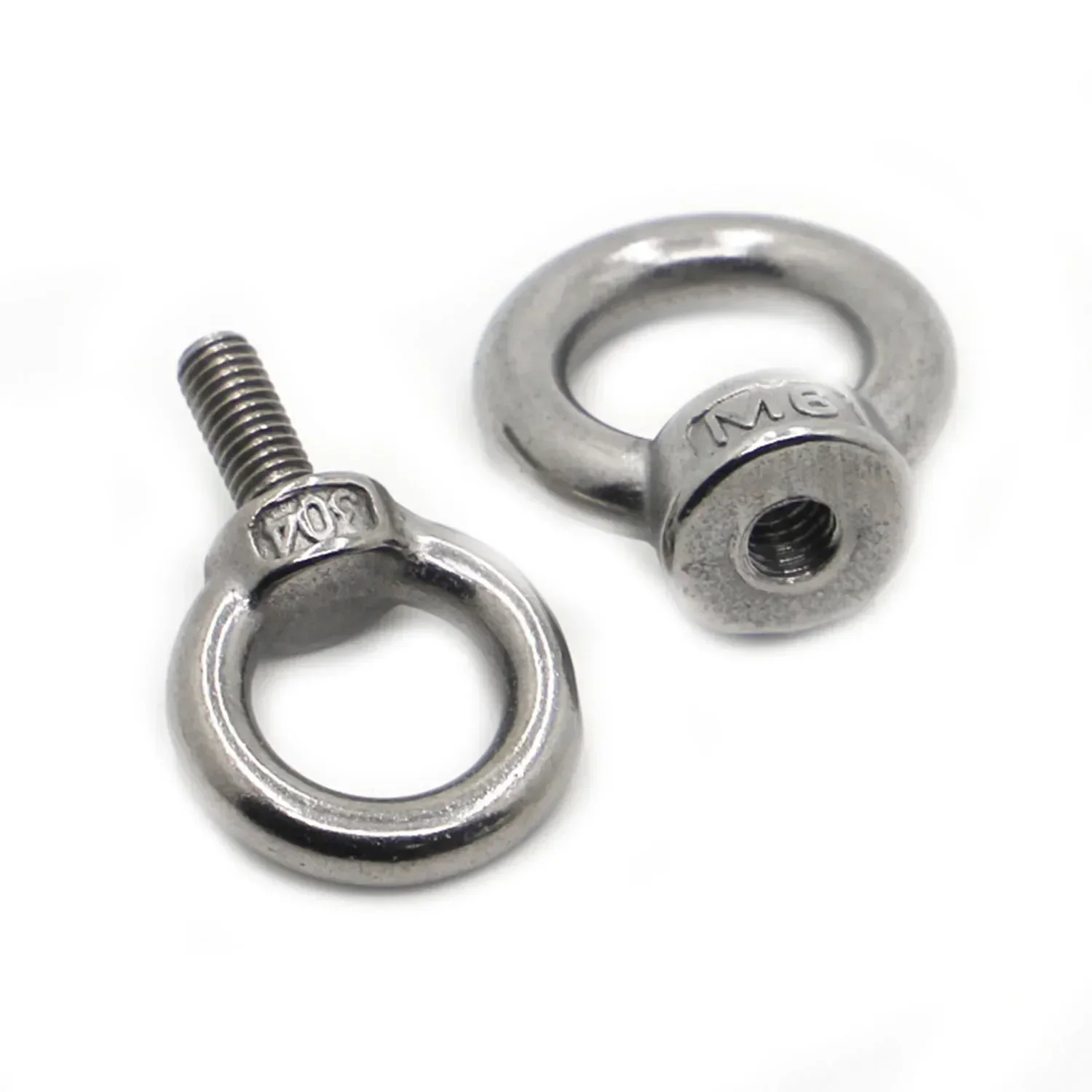 Lifting Rye Nuts/Screw Ring Eyebolt Ring Hooking Nut Screws M3 M4 M5 M6 M8 M10 M12 304 Stainless Steel