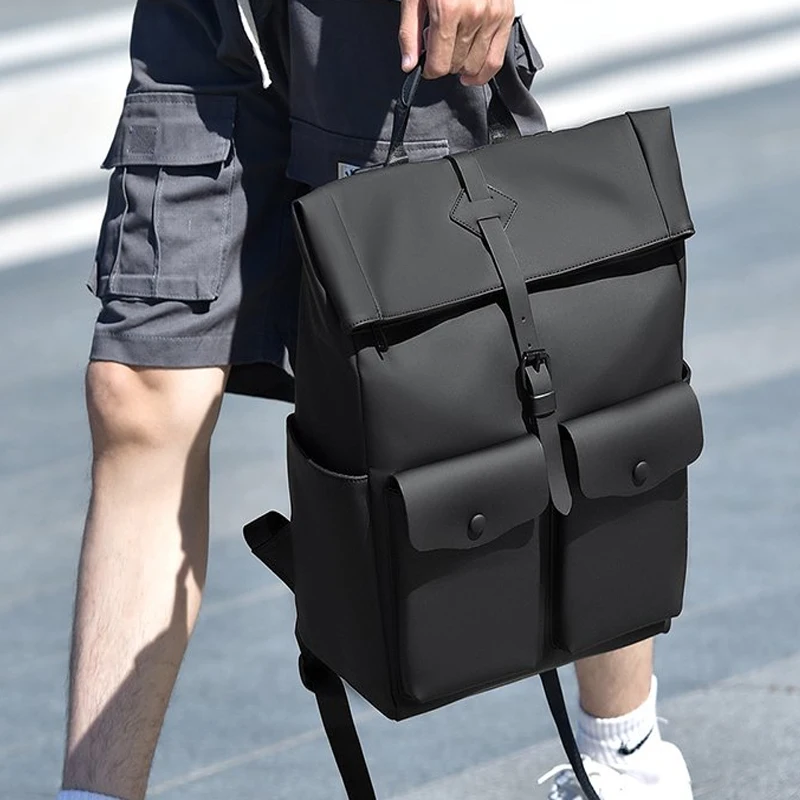 Men's Large Capacity Travel Business Computer Bag Multi-Style Backpack Street Trend Waterproof Shoulder Bag for 16 Inch Laptop