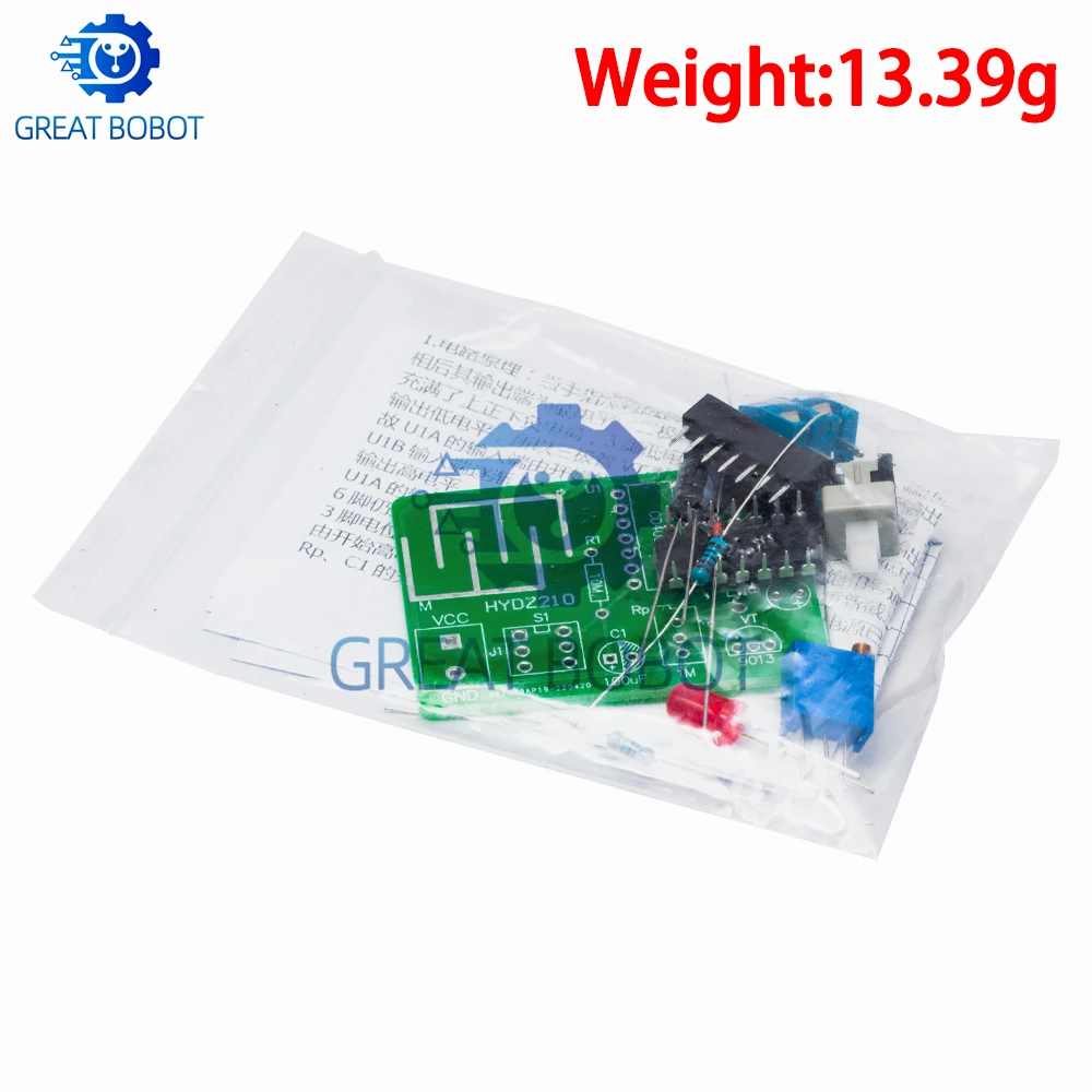 4.5V-5V Touch Delay Light Kit Touch Sensor Switch Module for Soldering Training DIY Experiments