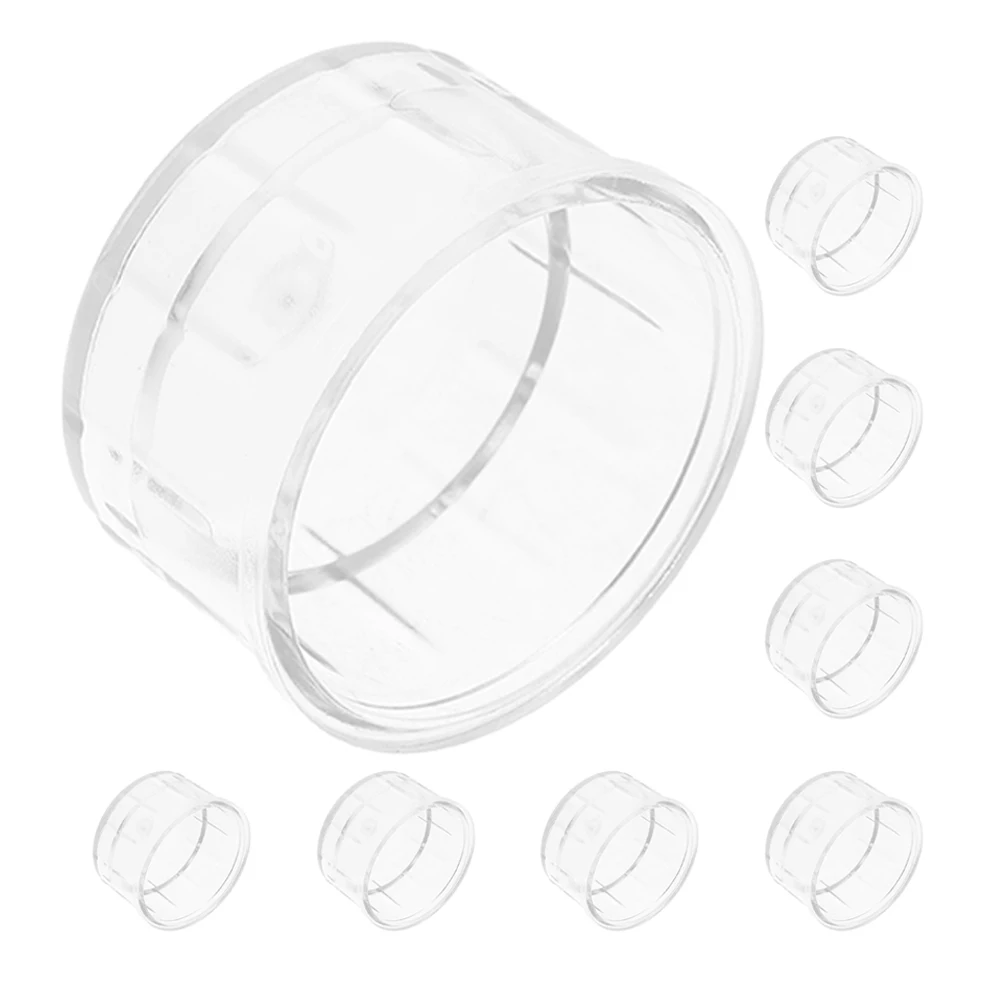 

8pcs Shaker Set Juicer Cup Cocktail Maker Spillproof PC Material Hand Mixer Cover Replacement Lids Bar Accessories