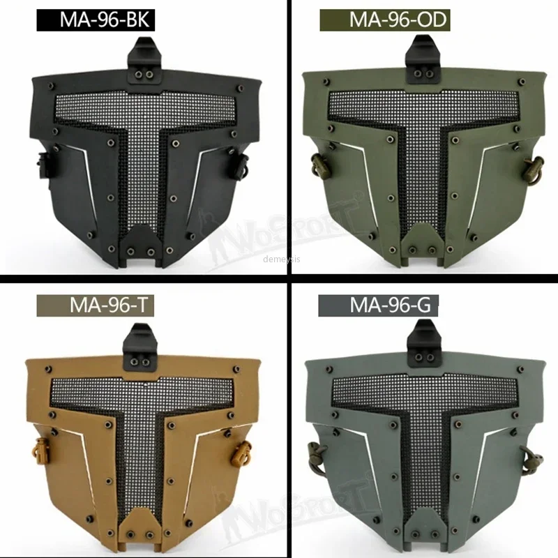 Tactical Paintball Airsoft Half Face Mask Use with Fast Helmet Mask