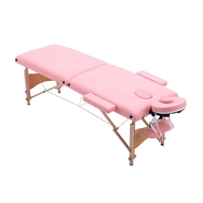 Custom Master Massage New Design Lightweight Professional Folding Wooden Portable Massage Table Massage Couch Facial Bed