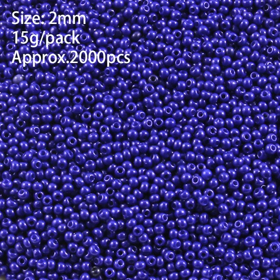 LNMBII Glass Seed Beads 2mm 2000 Pieces 4
