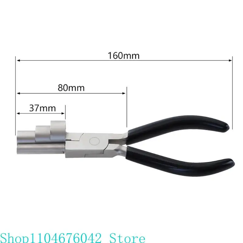 Jewellery Making Craft DIY Plier Tool Round Nosed Carbon Steel Plier 6 Inches 1 Set DIY Jewelry Tool Round Nose Plier