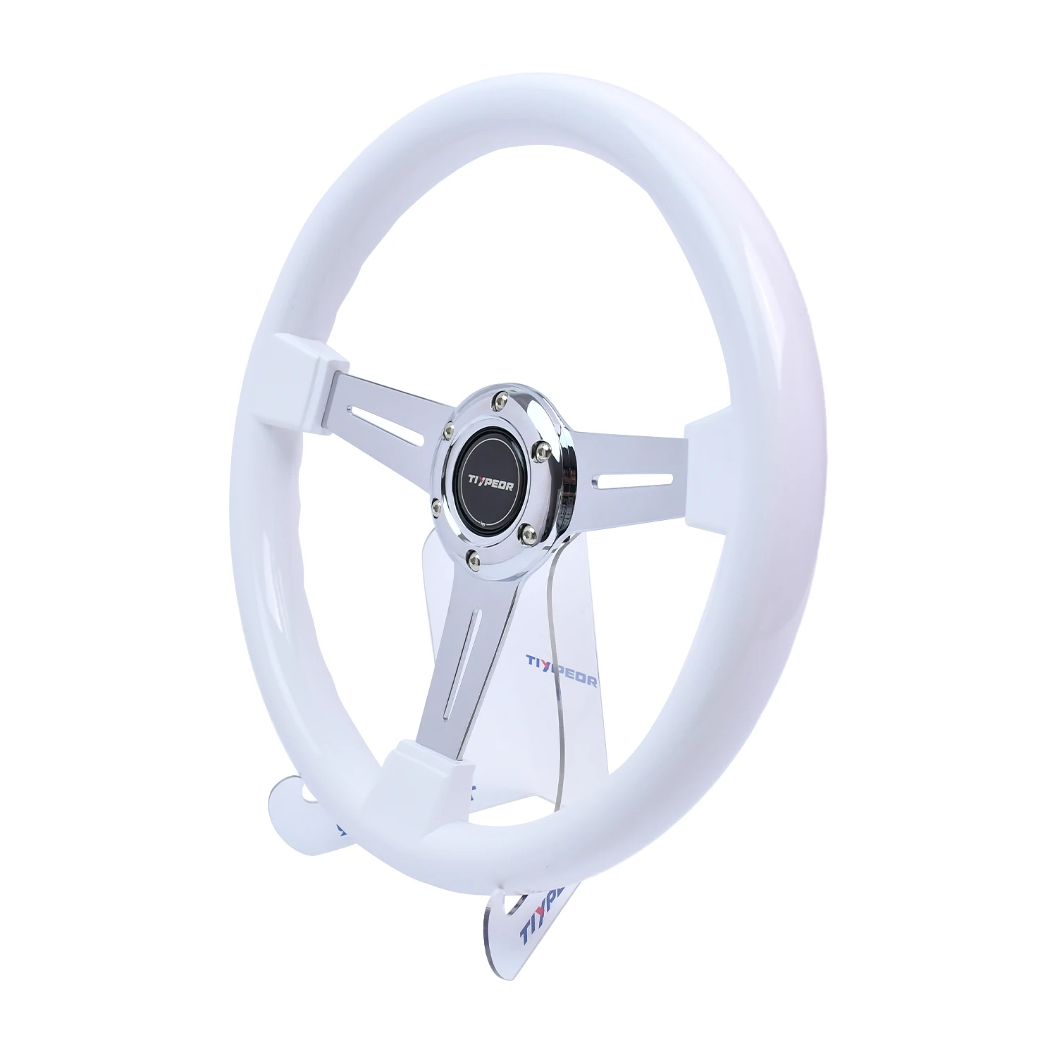 

White ABS 350mm Standard Steering Wheel Racing Simulator Motorsport Steering Wheel Drift Steering Wheel