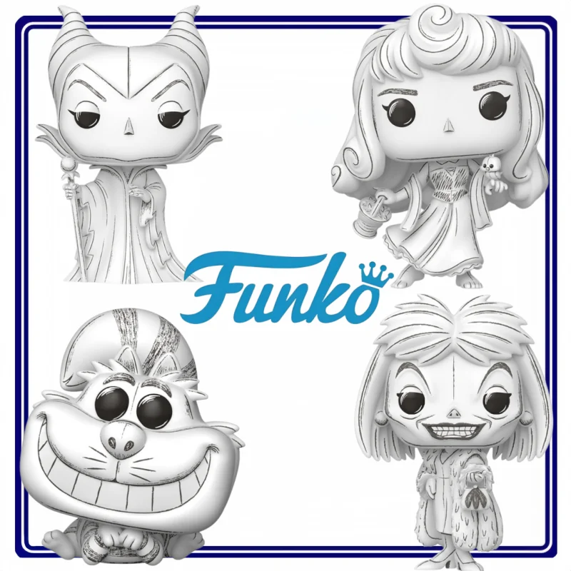 

FunkoPOP Sleeping Beauty Figurine Cartoon Maleficent Model Desktop Ornament Holiday Gift Trendy Toy Anime Merchandise