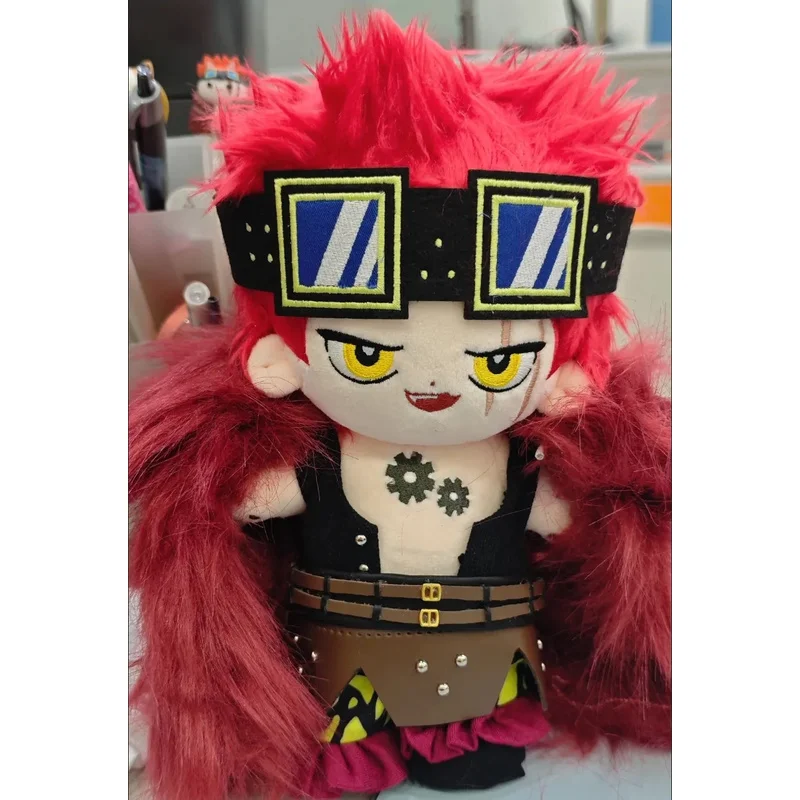 anime One Piece Eustass Kid 20cm cotton doll Portable plush toy doll kawaii big head doll Soft sofa furnishings holiday gifts view 2
