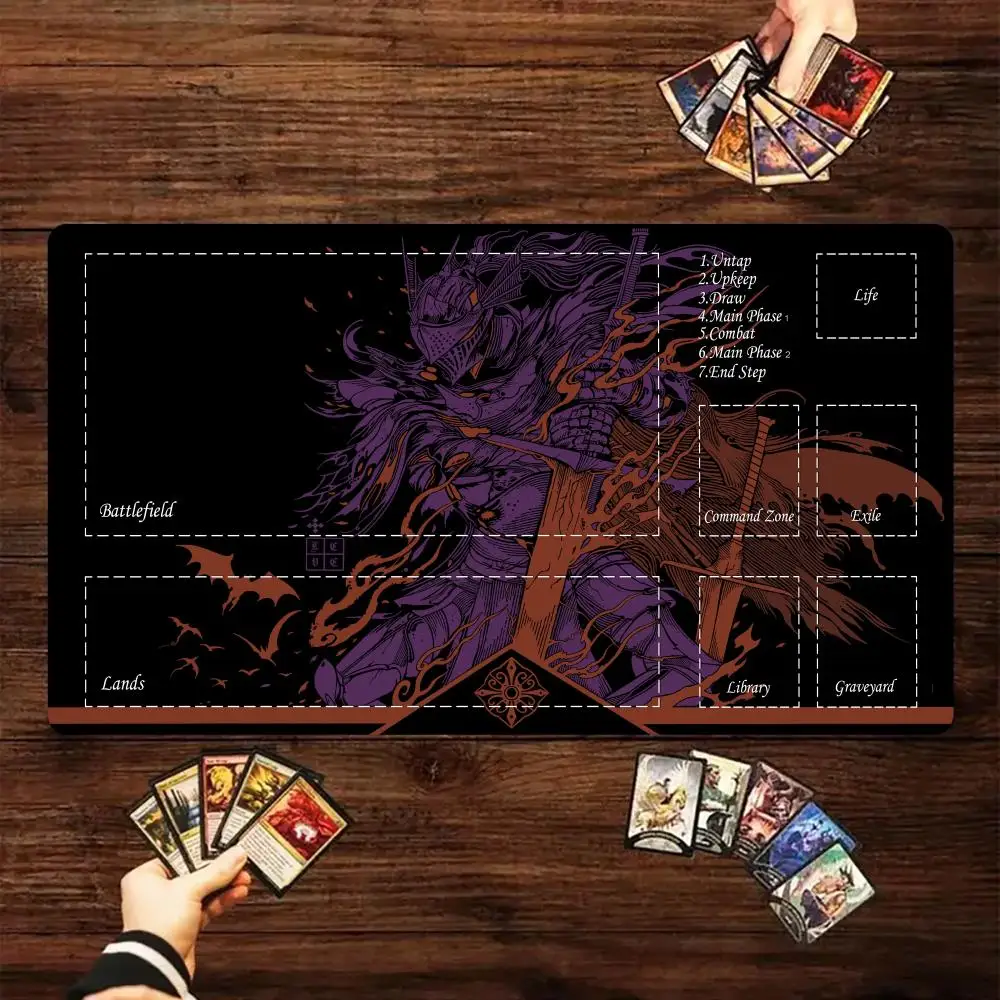 

Игровой коврик Magic Card с зоной Ukiyo-e, японская самурайская тема, игровой коврик MTG, игровой коврик для сбора, настольный коврик, боевой игровой коврик Commander