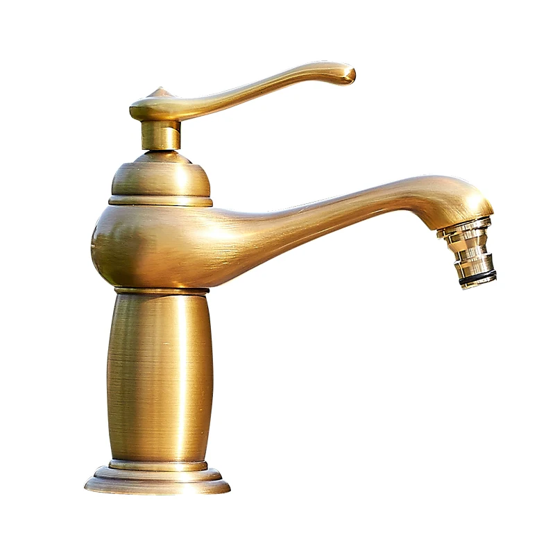 Antique single cold water faucet anti-freezing crack wash basin outdoor basin outdoor balcony