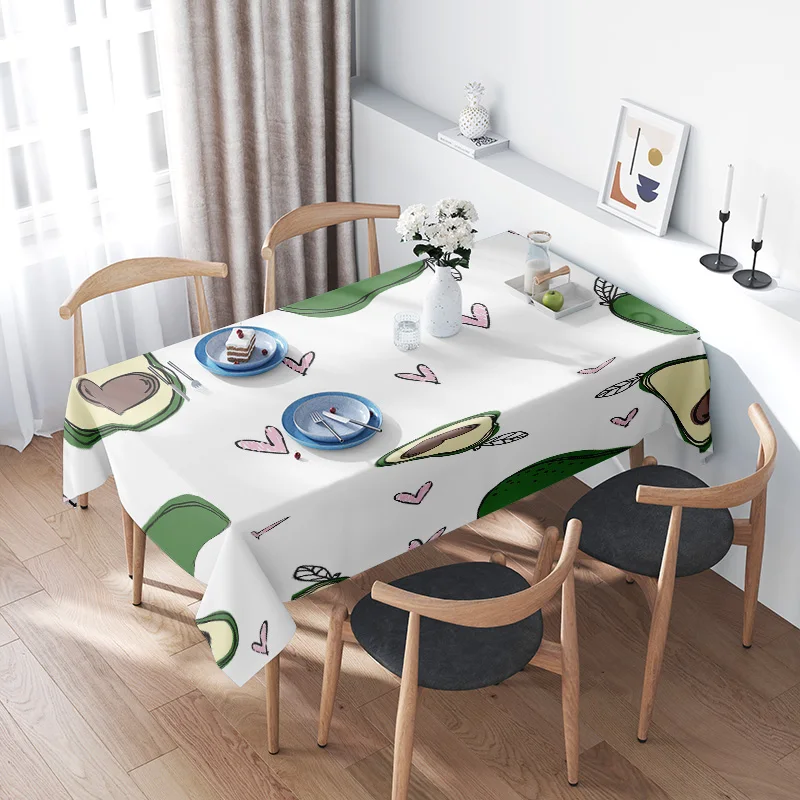

Cute Avocado Printed Tablecloth Perfect for Dining Tables! Waterproof and Easy to Clean Decorate Your Home with Style! (Product