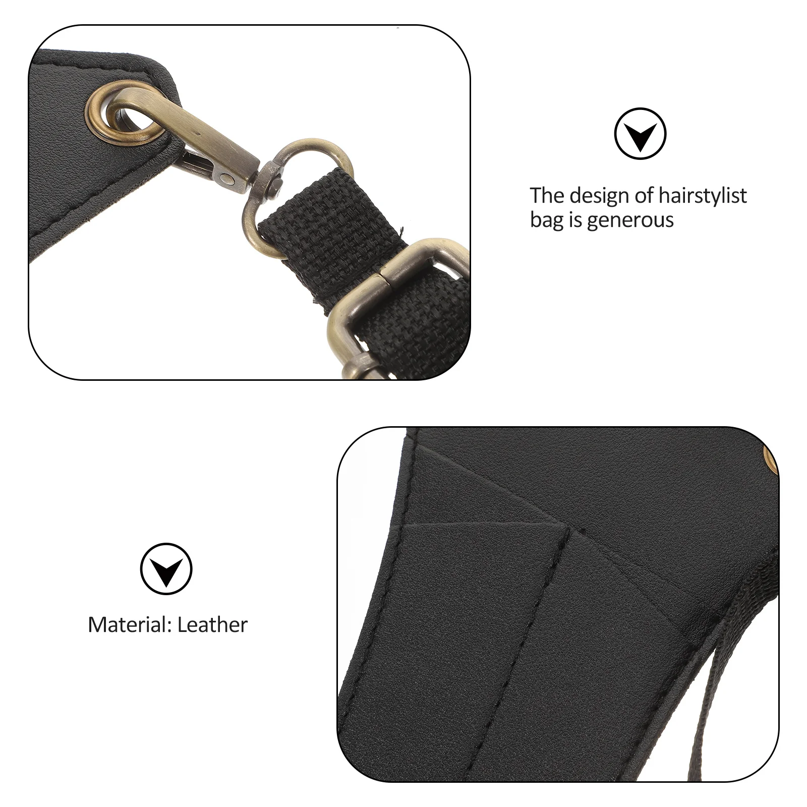 

Multifunction Barber Scissors Pouch Durable Hairstylist Bag Portable Hairdressing Tool Organizer Styling Kit Barber Waist Bags