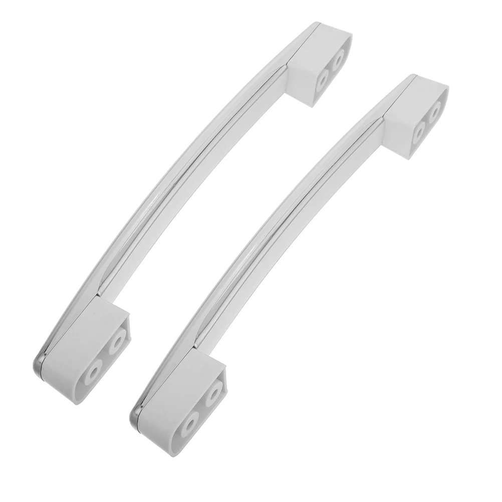 2 قطعة مقبض باب الثلاجة والفريزر جزء بديل عالي التحمل سطح أملس سهل التنظيف لإصلاح مقبض المبرد التجاري
