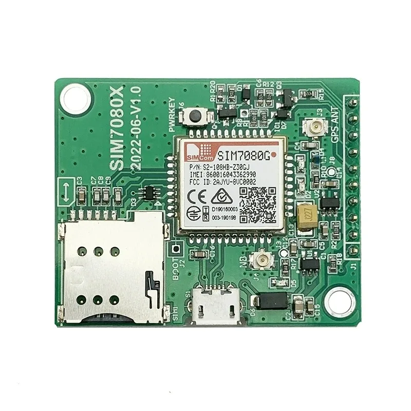 SIMCOM SIM7080G Breakout Board Multi-Band LTE LPWA  CAT-M and NB-IoT Dual Mode GNSS Module Receiver USB Port Compatible SIM868