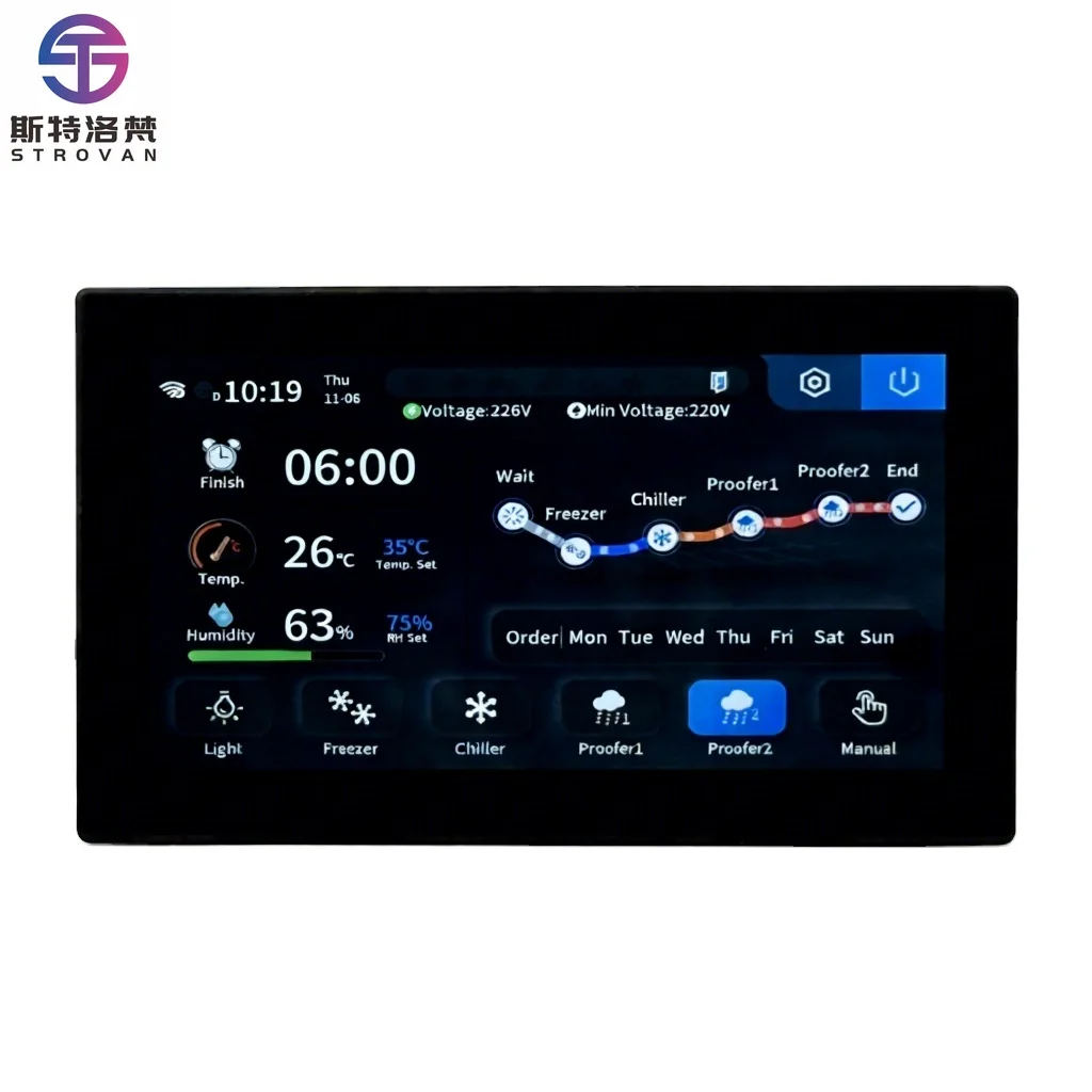 HIgh Quality Waterproof Touch Screen Intelligent Proofer Controller With WIFi Thermostat for Proofer