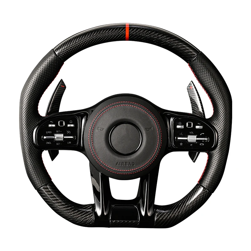 

Real Carbon Steering Wheel for Mercedes Benz AMG Fit for Most Mercedes Benz After 2008 Year
