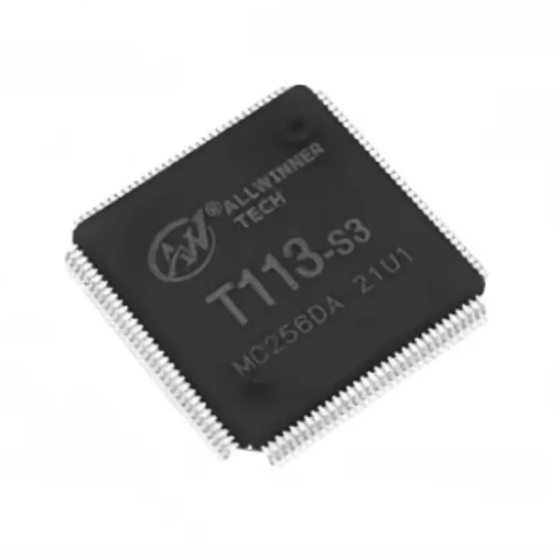 (1piece) 100% New Original T113-S3 T113 S3 ELQFP-128 Single Chip Microcomputer Chipset
