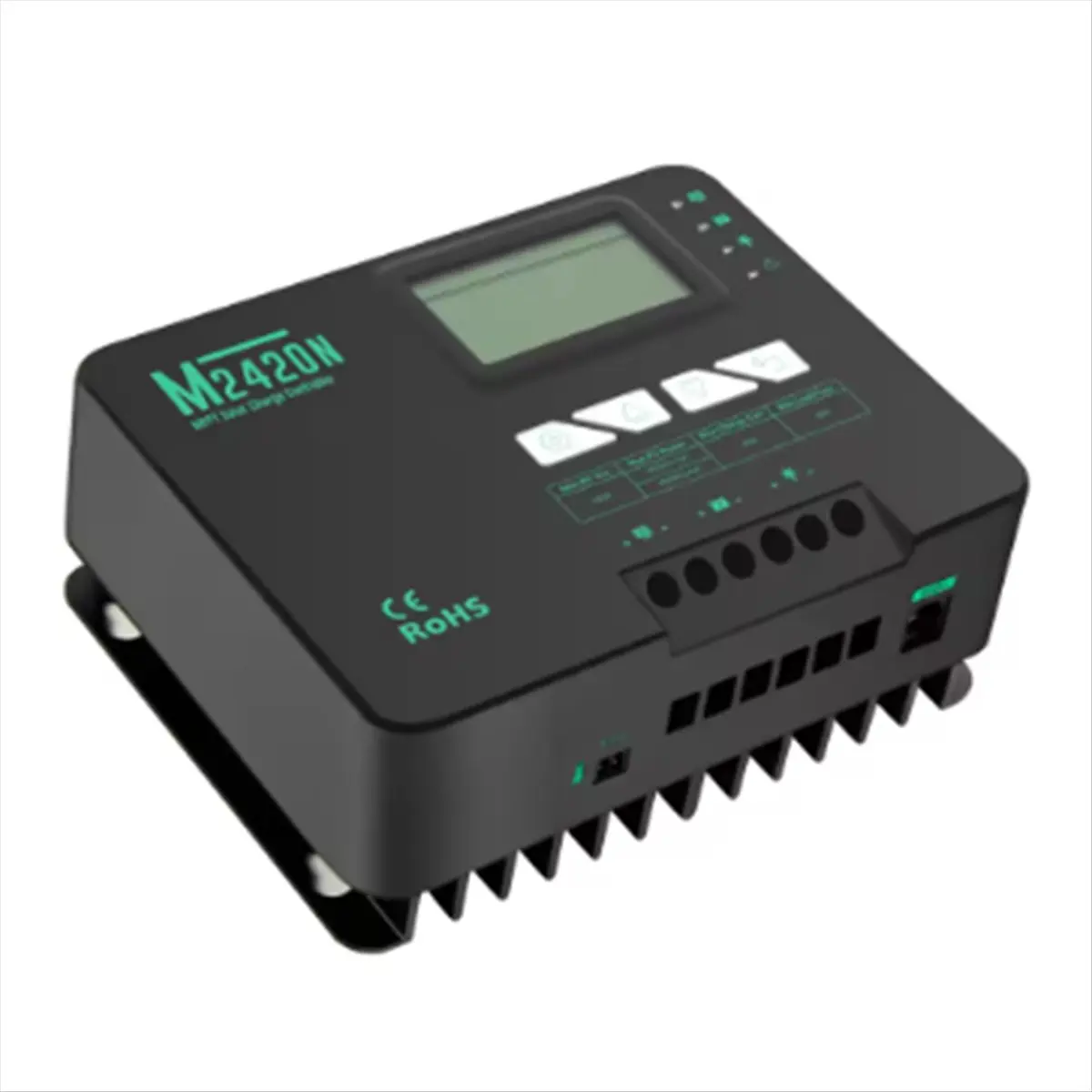 AC2159★♠◐Battery 12V/24V 20A MPPT Solar Charge Controller PCBA Glued with Polyurethane & Silicon Mixture Bluetooth