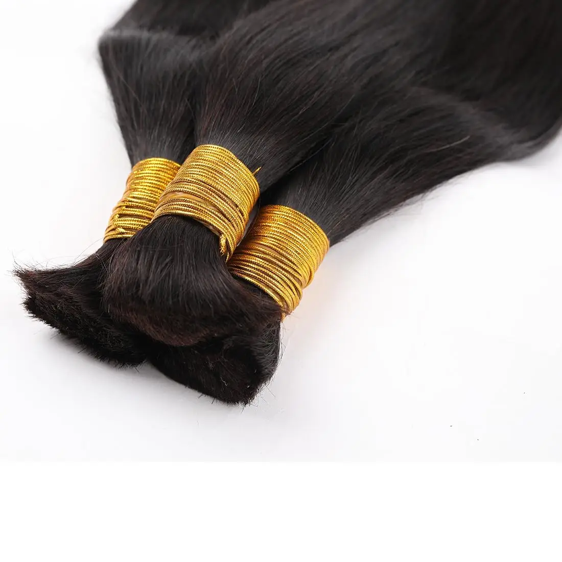 Straight Human Hair Bulk for Braiding Brazilian Virgin Human Hair Bulk no Weft Human Hair Extensions for Micro Braiding