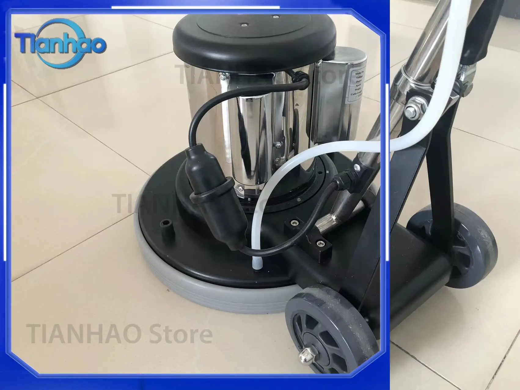 Floor Cleaner Carpet Scrubbing Machine for AT101 1.5HP Hotel Commercial Use