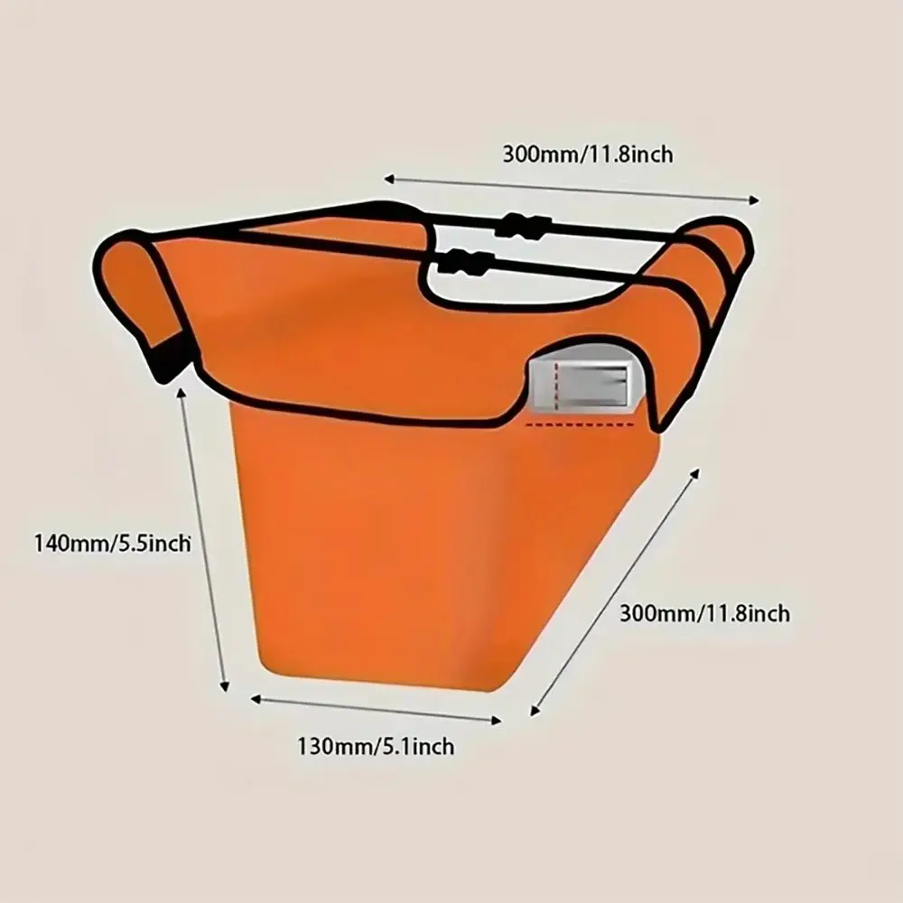 1Pcs Oxford Cloth Folding Ladder Tool Storage Bag Folding Design Versatile Folding Ladder Tool Bag Portable Ladder Hanging Bag