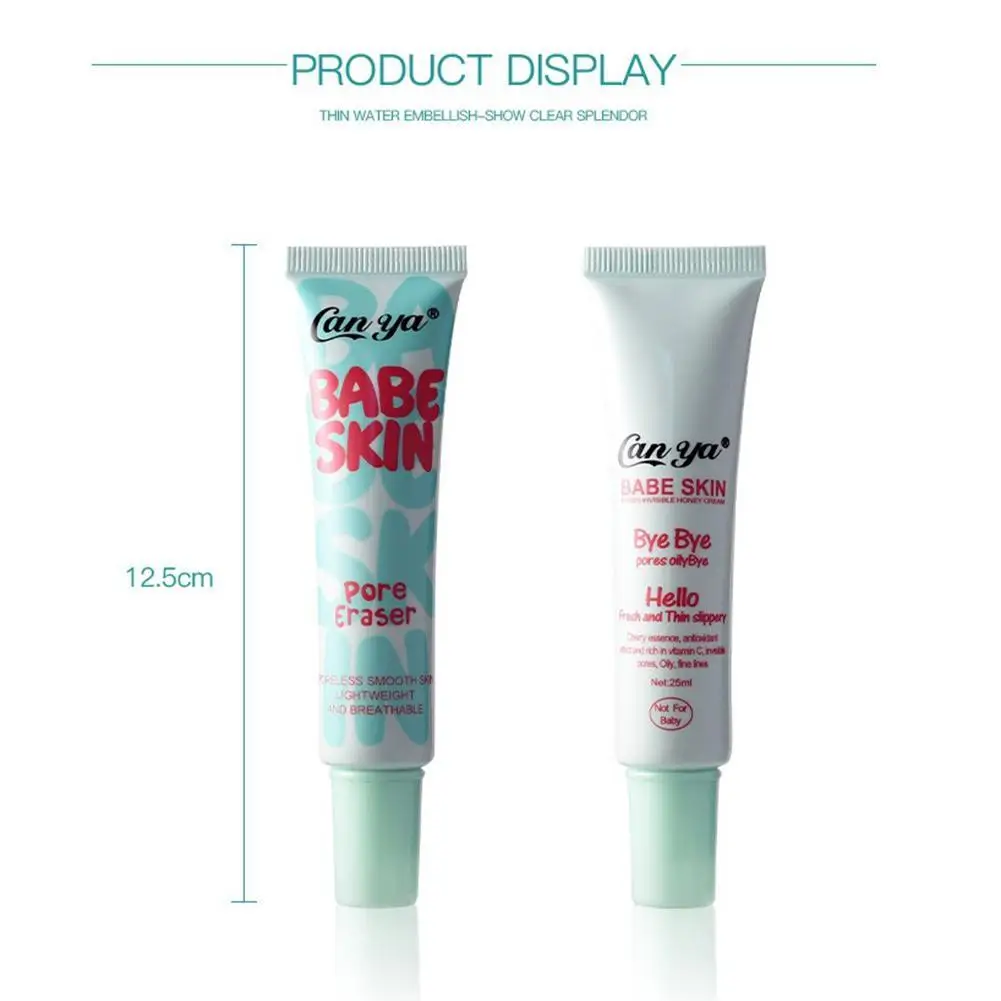 Base Primer Facial Natural, Creme Hidratante de Poros, Controle Invisível, Óleo Maquiagem, S5D3, 25ml