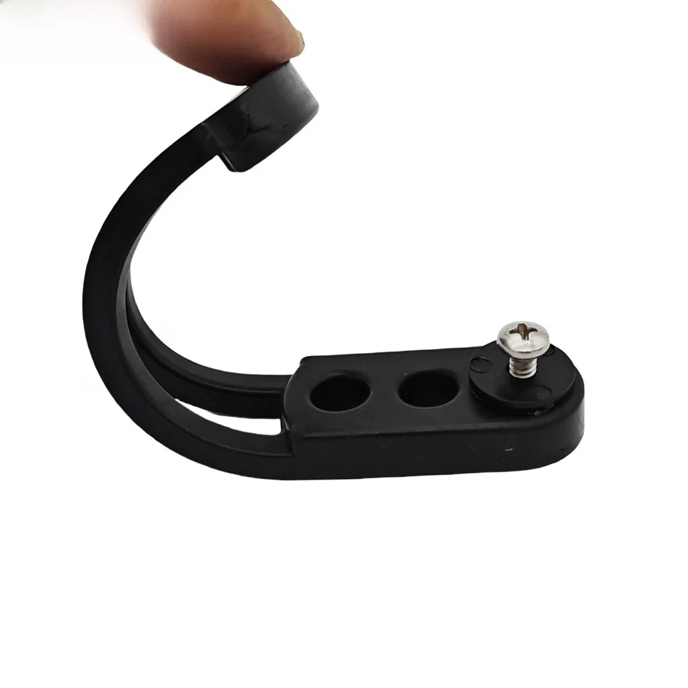 Marine Rubber Latch Band Trailer Tie Down Bungee Cord Band Stainless Steel Hook Anti-slip Rubber Grip Rust-proof Material