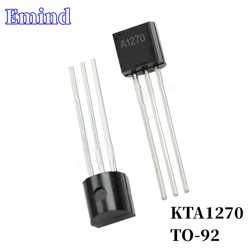 100Pcs KTA1270 A1270 DIP Transistor ZU-92 Typ PNP Bipolar Verstärker Transistor 30V/500mA