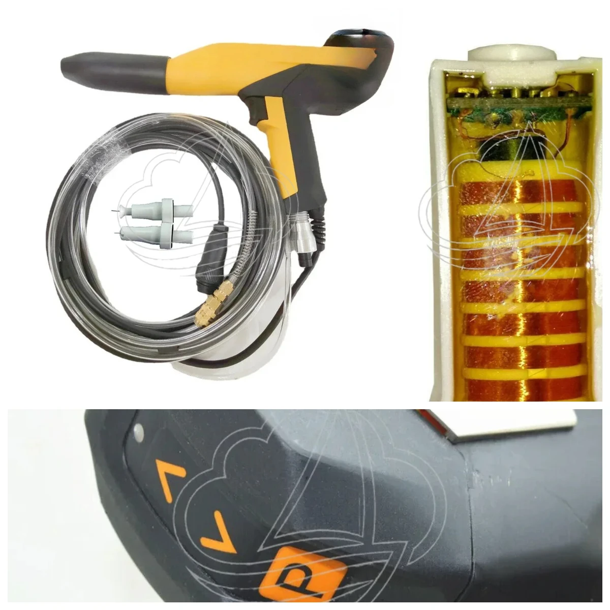 Manual Electrostatic Powder Coating Spray Gun Original General Purpose Powder Gun