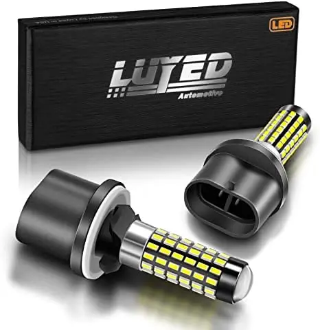 

Светодиодные лампы LUYED 880 для противотуманных фар - 400% яркость, ксеноновый белый свет, DRL/противотуманные, 886/890/892/893, комплект из 2 шт.