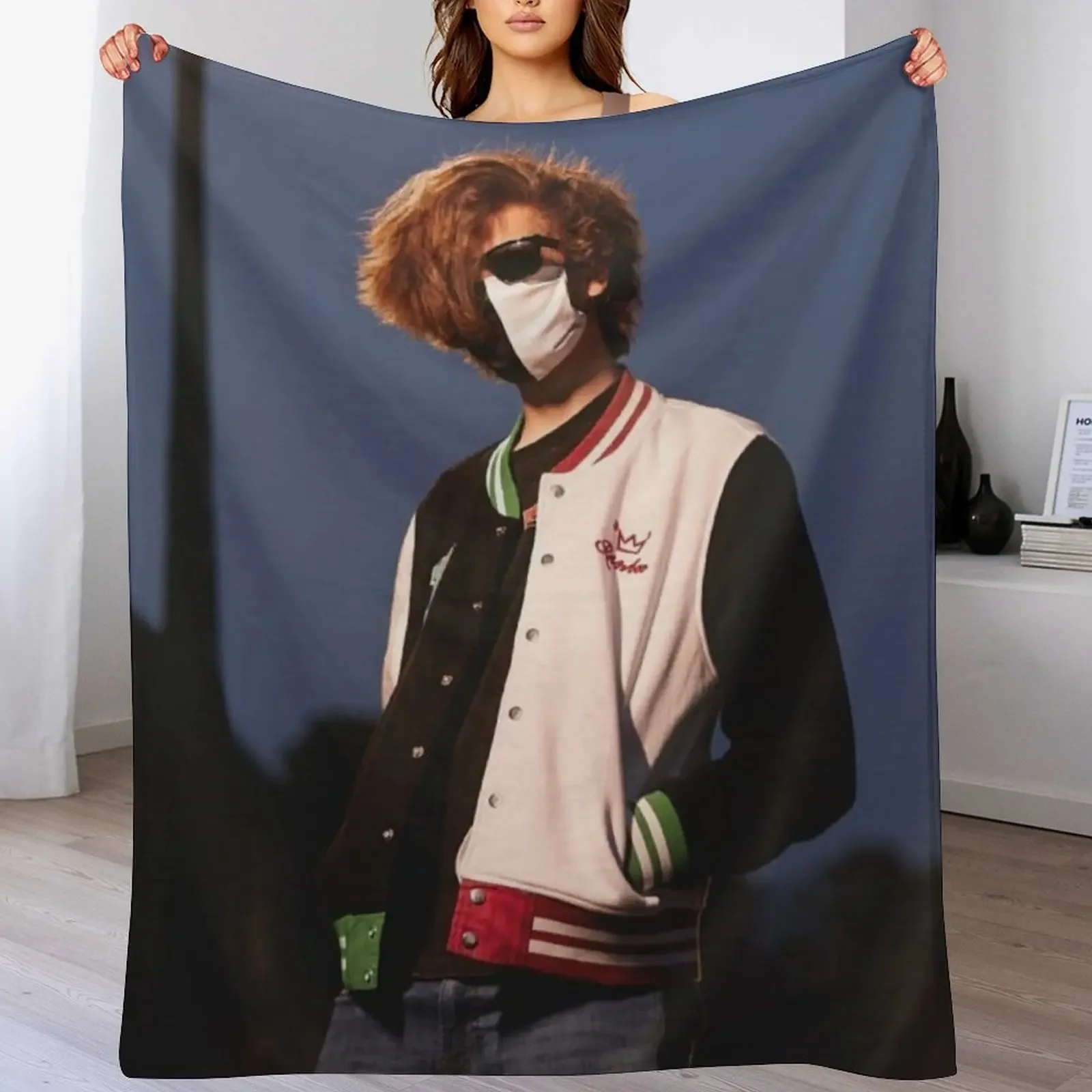 

Ranboo Throw Blanket Furrys Decorative Beds Bed covers Vintage Blankets