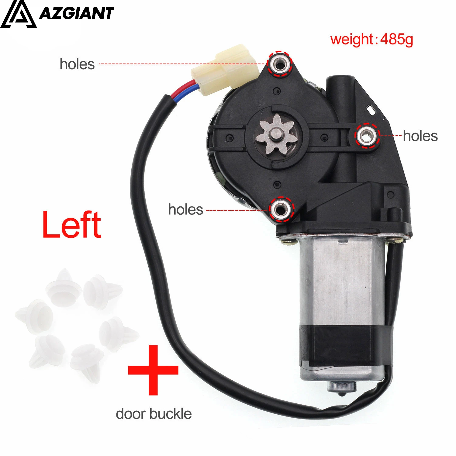 universal 12V Electric Car Window Motor 3 hole 7 teeth 4 hole 8 teeth Lifter Motor Regulator Left or Right convex shaft for FAW window lifter motor door motor window lifter motor left for man man tgs truck accessories 81259706107 81286016137