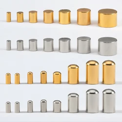 20pcs Stainless Steel Crimp Clasps DIY Cord Bracelet Fastener End Caps Leather Necklace Supplies Findings for Jewelry Making DIY