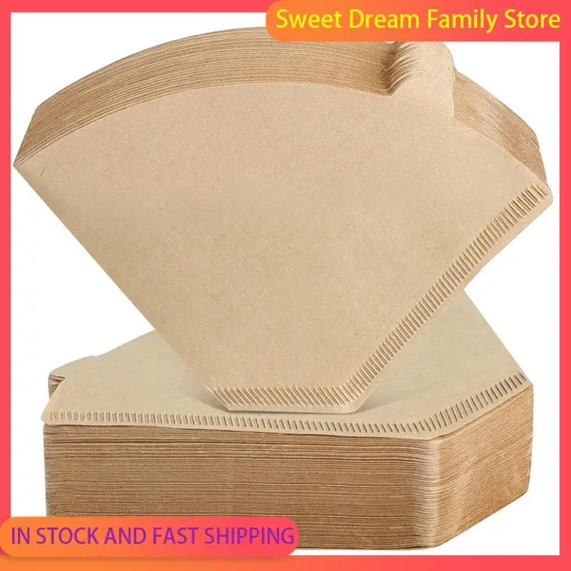 Emption!Unbleached 8-12 Cup Coffee Cone Filters, 200 Count Disposable Natural Paper Filters Coffee Filtrations