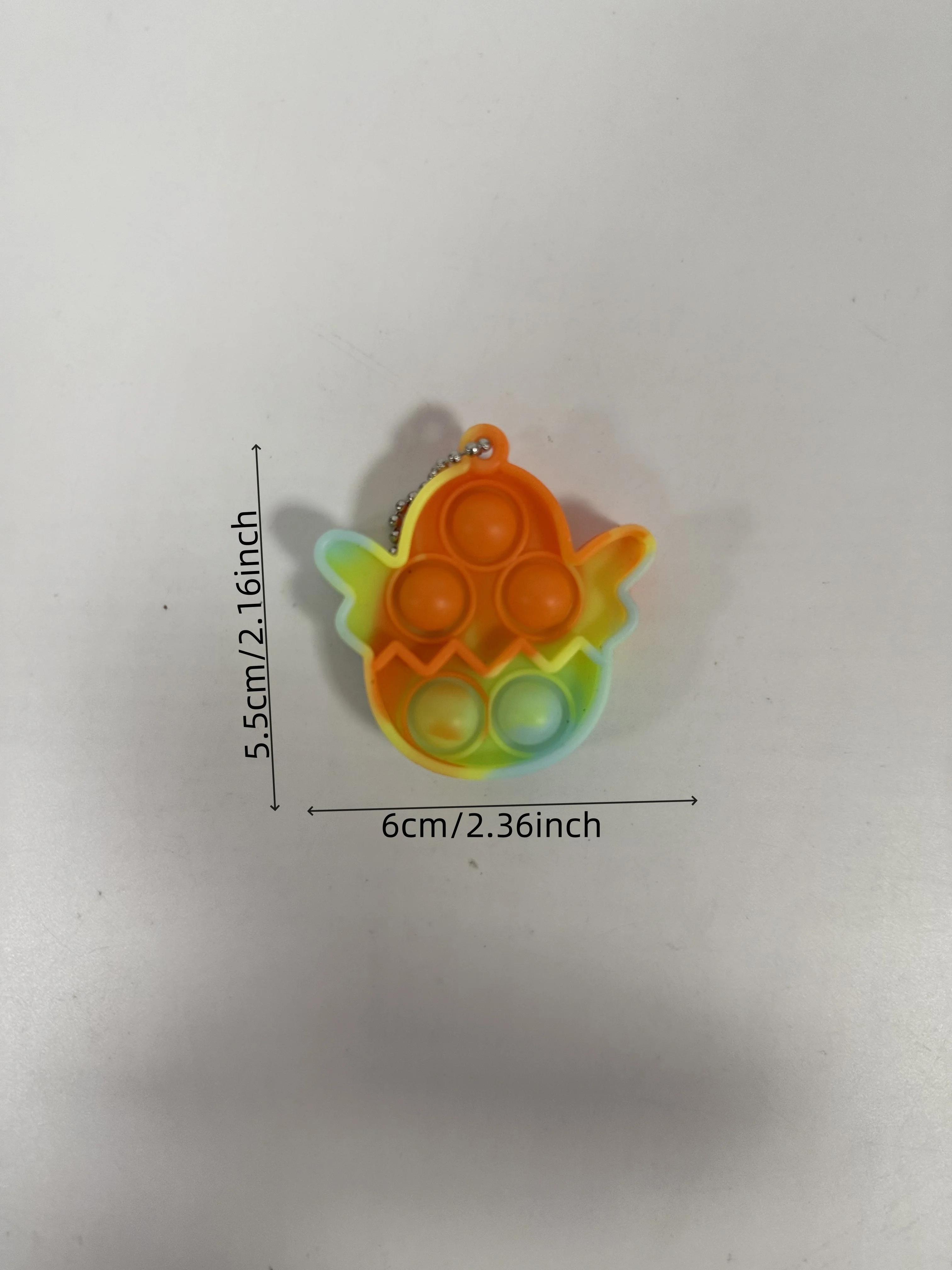 Mini portachiavi Pop Fidget Toys per bambini, regali per bomboniere natalizie