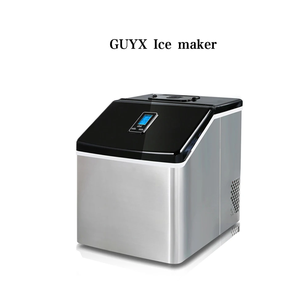 

Commercial Ice Cube Machine Household Ice Maker Square Ice Generator Manual Water Injection