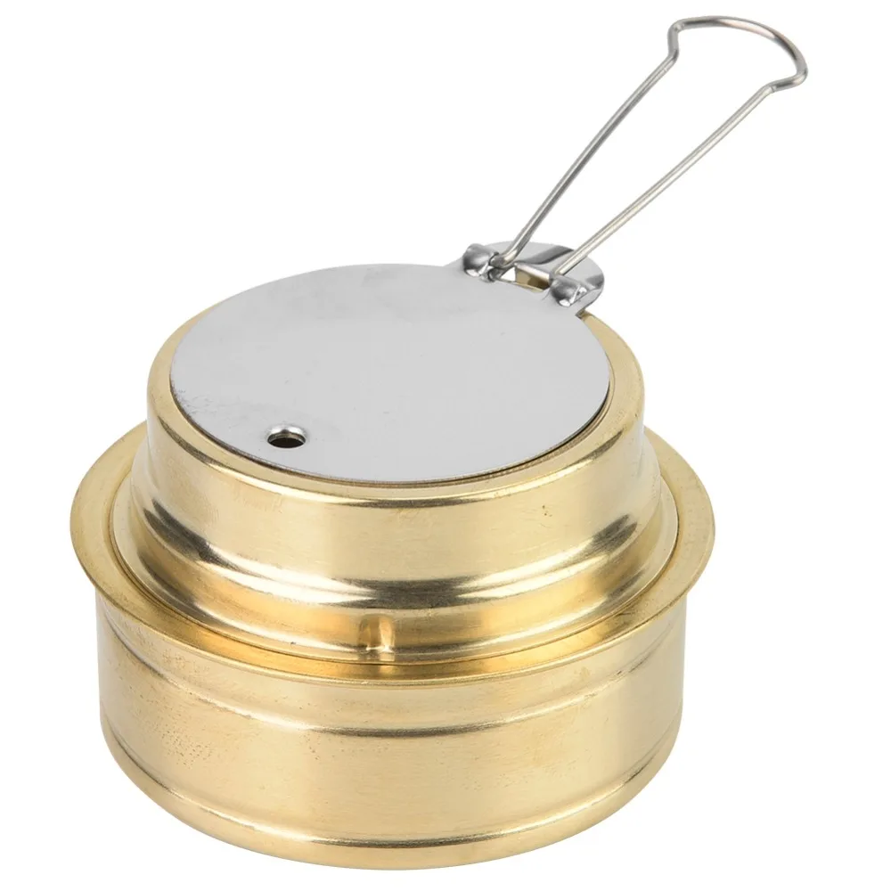 Durable Ultra Light Alcohol Stove Aluminum Alloy Windproof Spirit Burner Portable Stove Outdoor Camping - view 5
