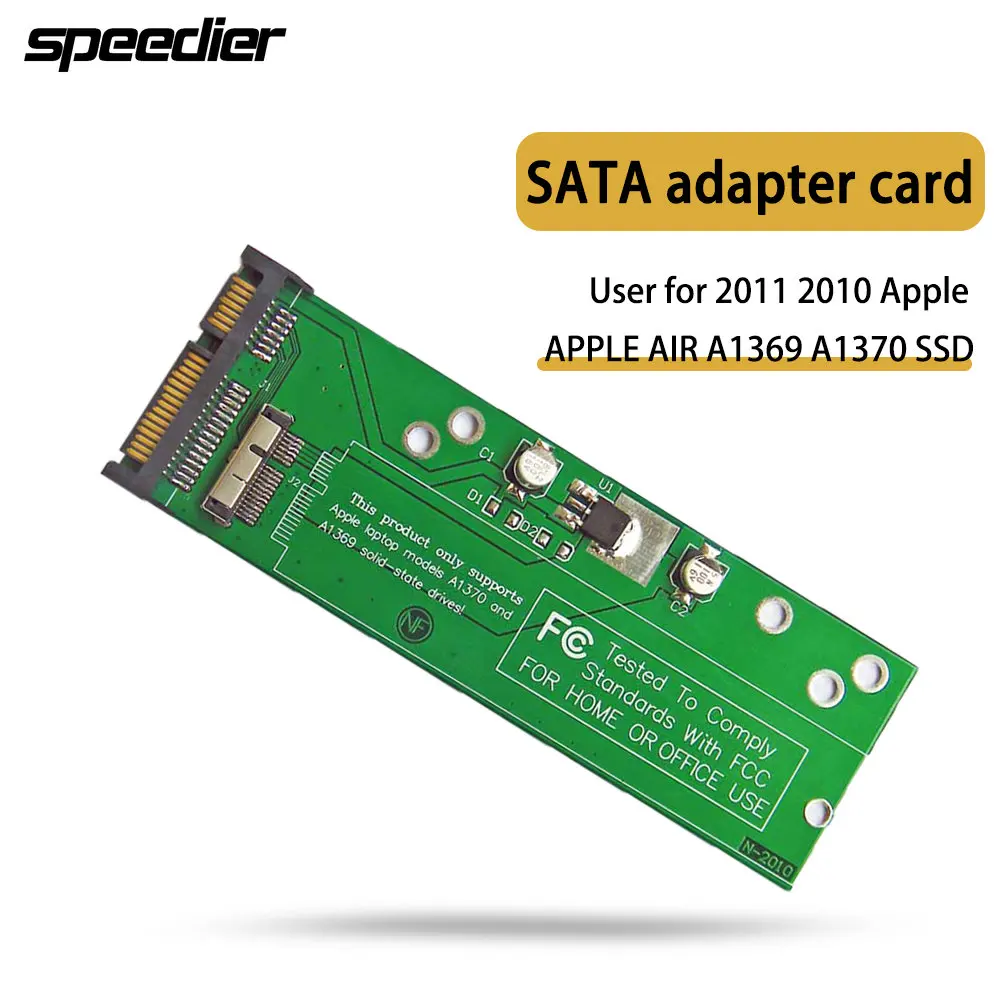 SATA Adapter Card for 2011 2010 APPLE AIR A1369 A1370 A1375 A1377 MC503 MC505 MC506 MC965 MC968 MC969 SSD