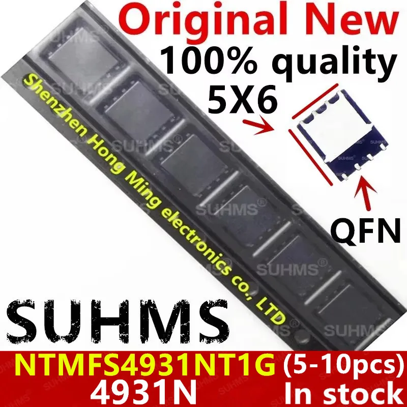 

(5-10piece)100% New NTMFS4931NT1G NTMFS4931N 4931N QFN-8 Chipset