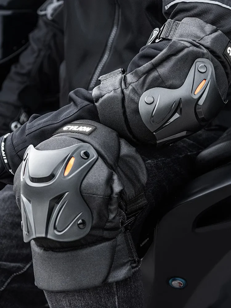 knee protection locomotive protective gear riding anti-drop elbow pads knight leg guards cycling warm windproof men and women