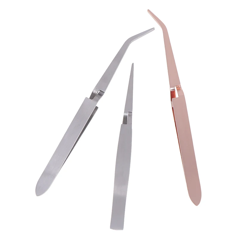 1Pc Multifunction Stainless Steel Nail Art Shaping Tweezers Cross Nail Clip Nail Art Tool Professional Manicure Tools