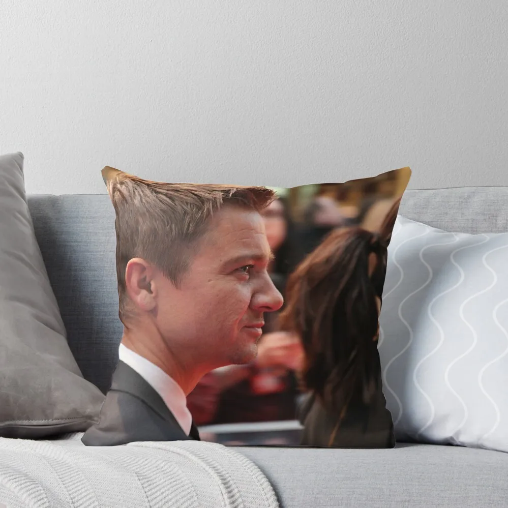 

Jeremy Renner Throw Pillow Rectangular Cushion Cover Decorative Sofa Cushions New year autumn pillowcase pillow